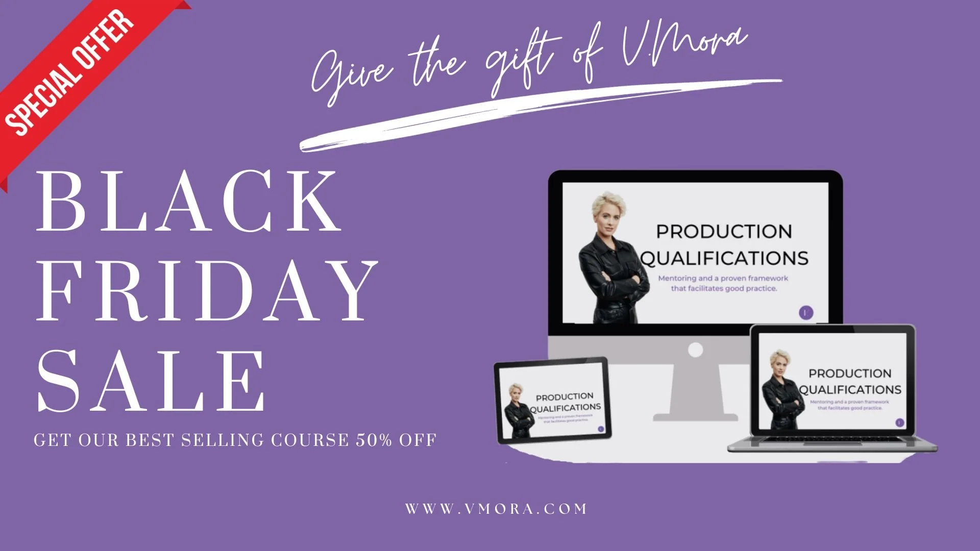 Give the Gift of V.Mora Launch Your Line Course Black Friday Sale